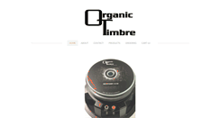 Desktop Screenshot of organictimbre.com