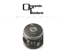 Tablet Screenshot of organictimbre.com
